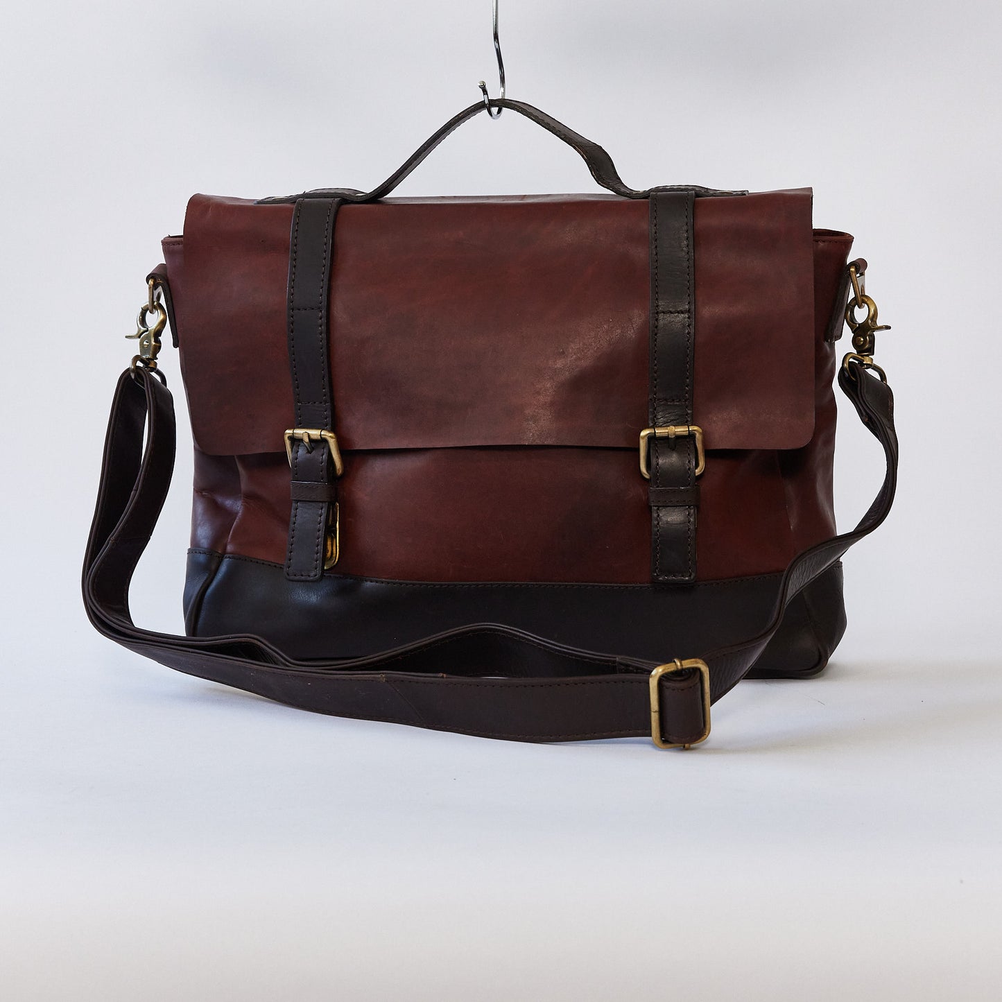 Brown Leather classic satchel