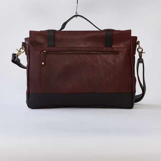 Brown Leather classic satchel