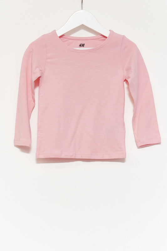 Kids H&M pink long sleeve T-shirt Age 2