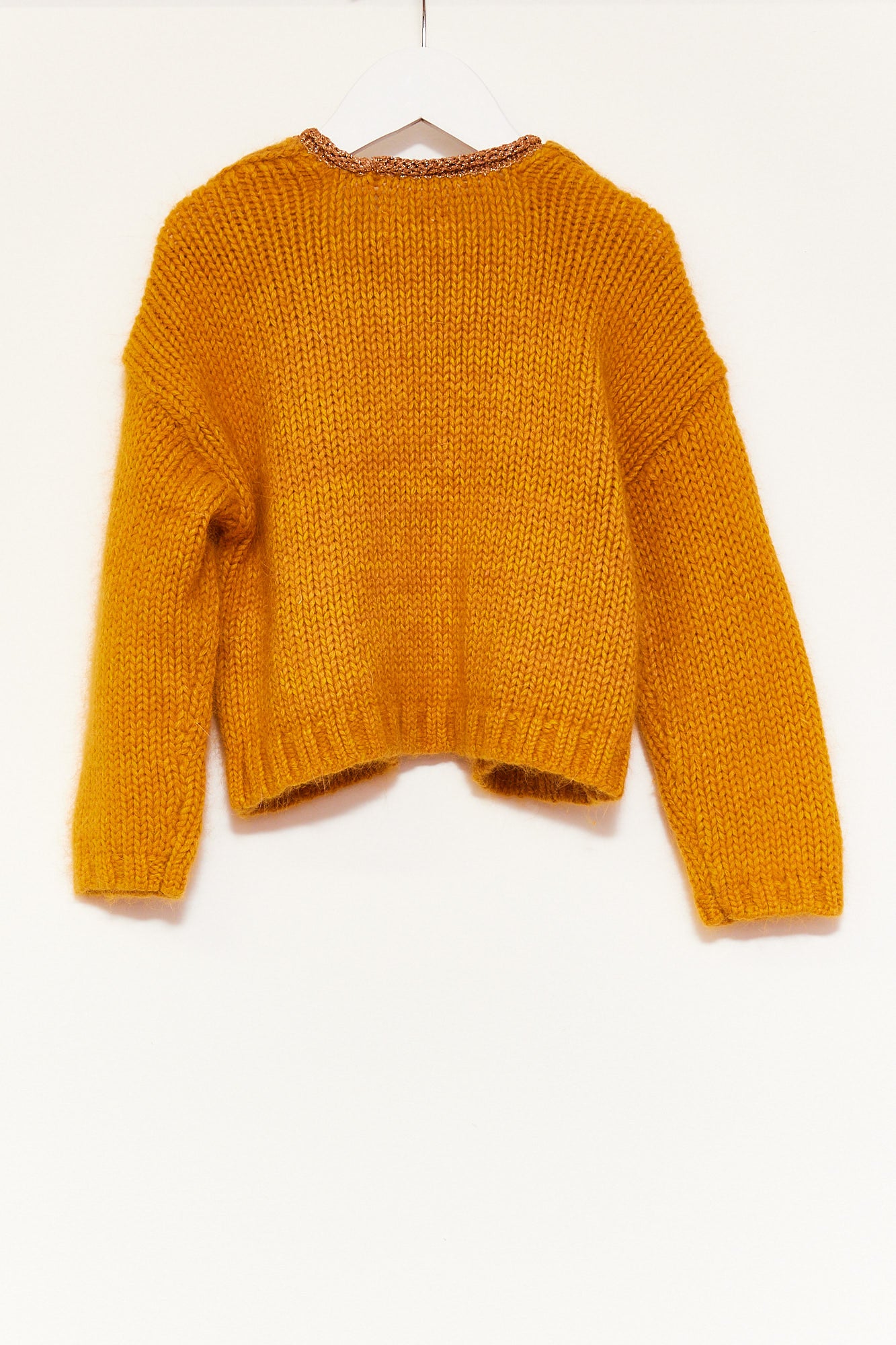 Kids Long Live the Queen Yellow Cardigan age 6