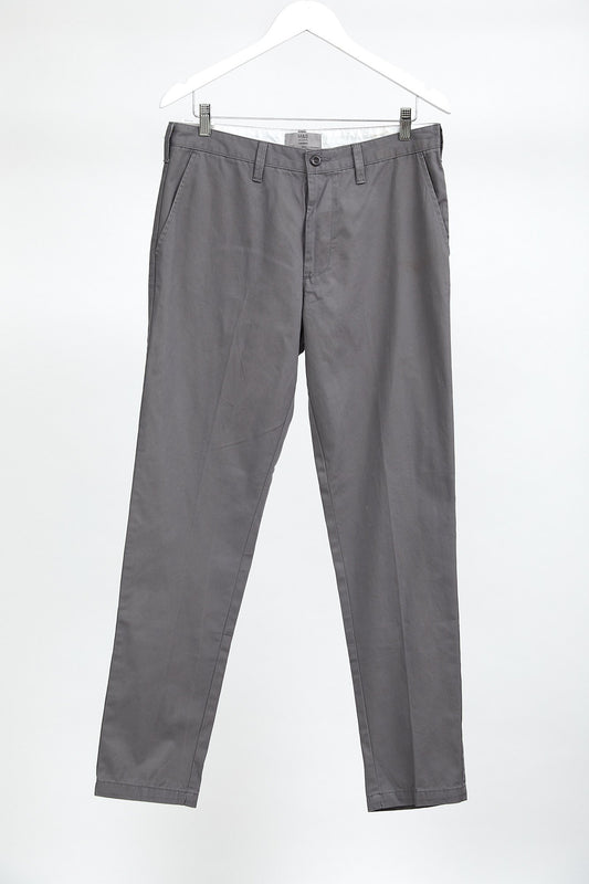 Grey Mens M&S Tapered Chinos: W32" L31"