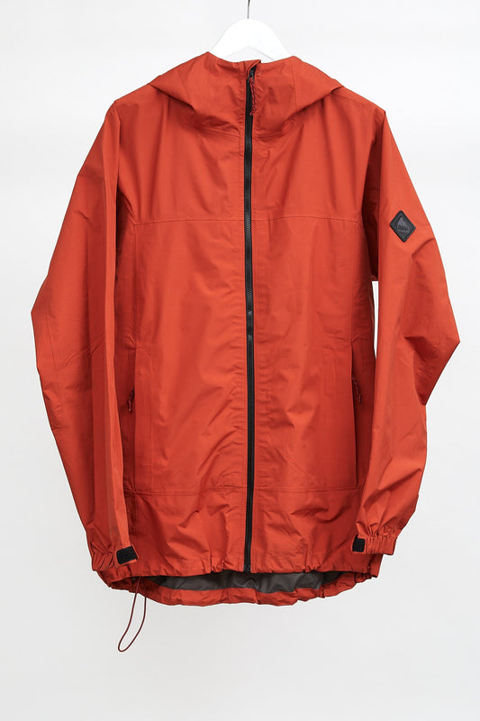 Mens Orange/Red Burton Shell Jacket: Size Large