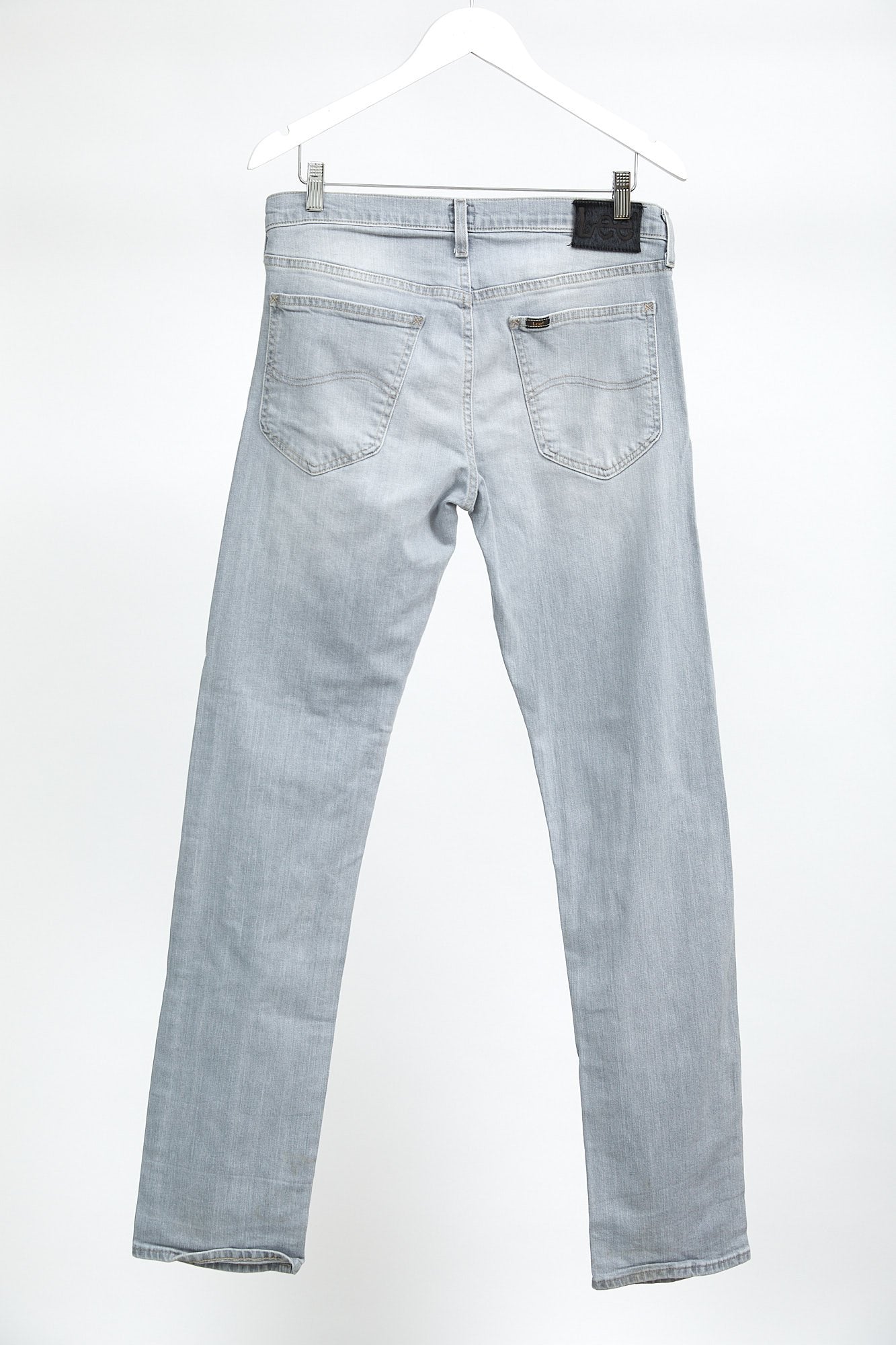 Lee Light Grey Slim Fit Jean: W32 L34