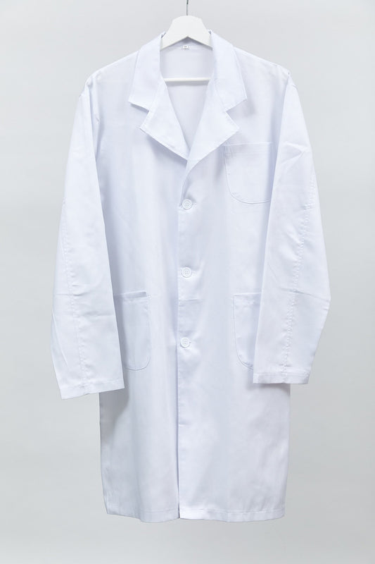 White lab coat: Size medium