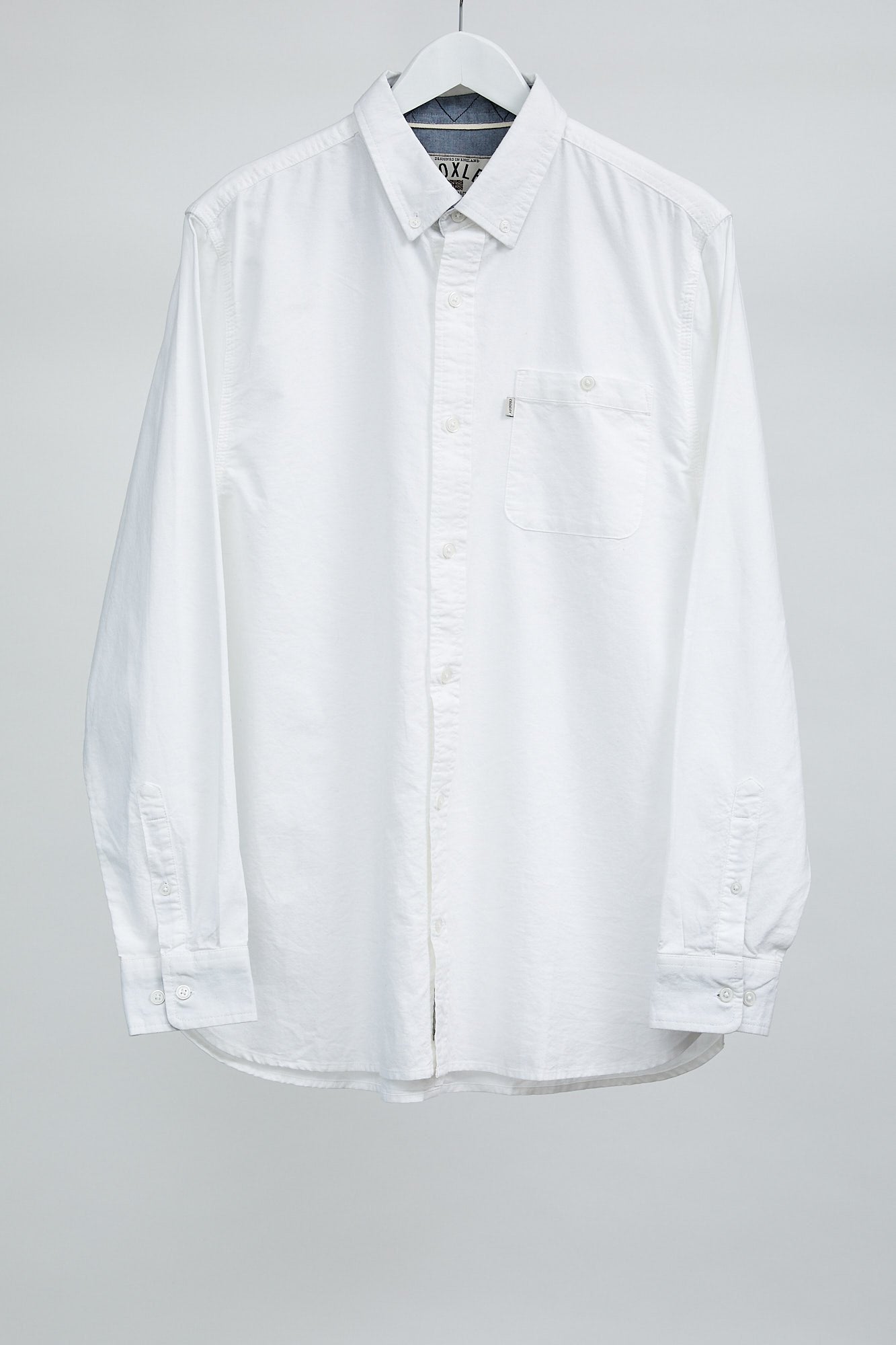 Mens White Shirt: Size Large