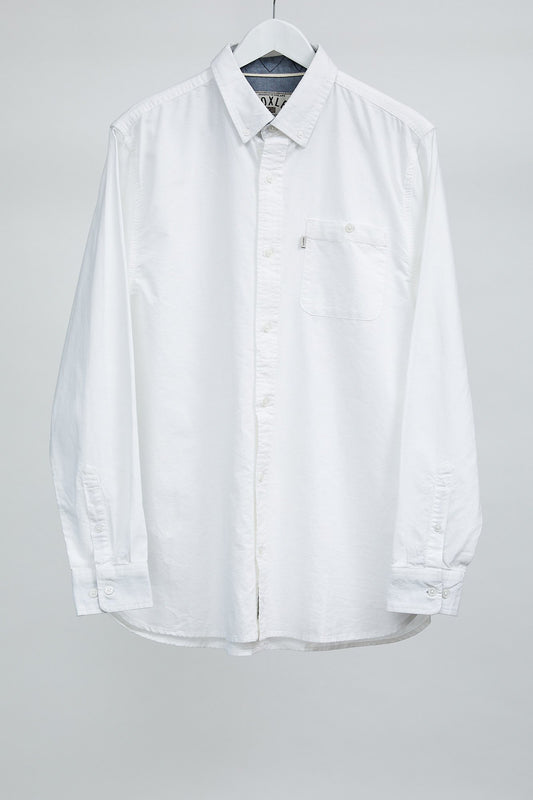 Mens White Shirt: Size Large