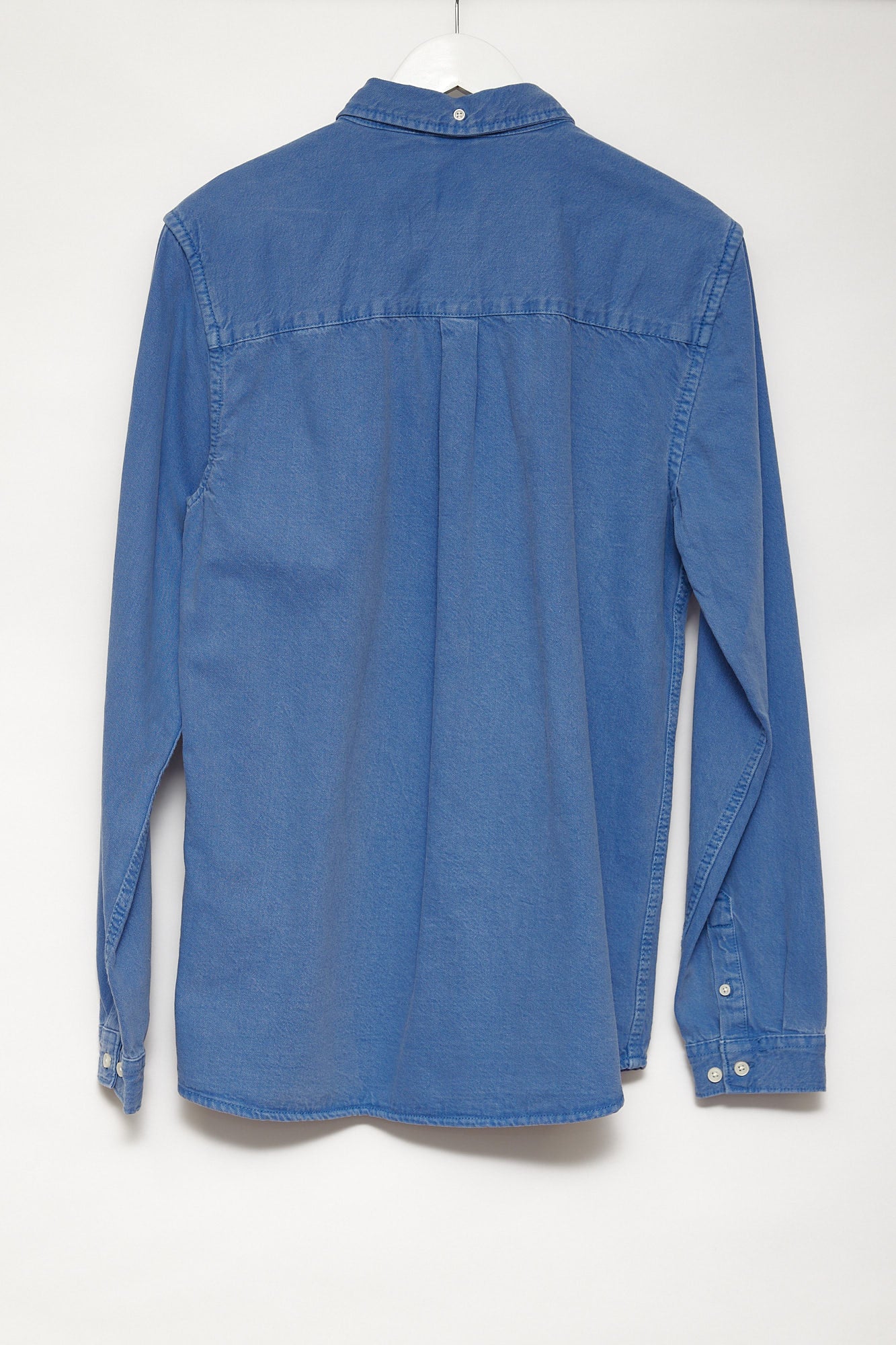 Mens Zara Blue Denim Oxford shirt size medium
