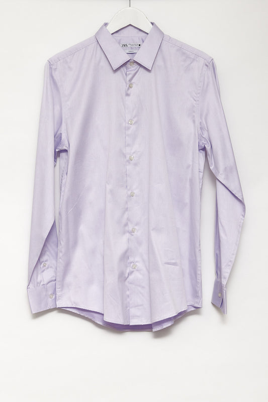 Mens Zara Purple formal shirt size medium