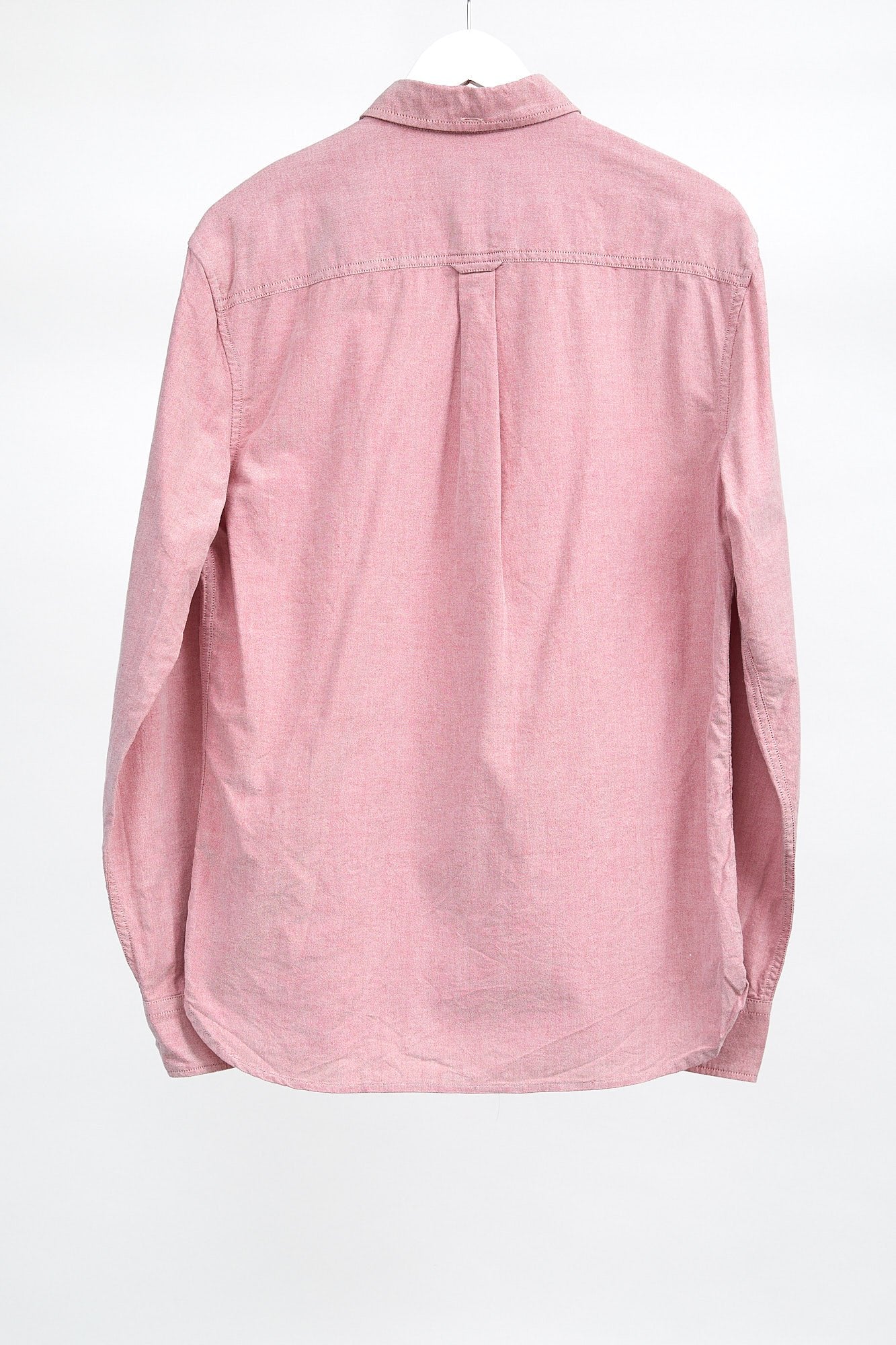 Mens M&S Pink Oxford Shirt: Size Medium