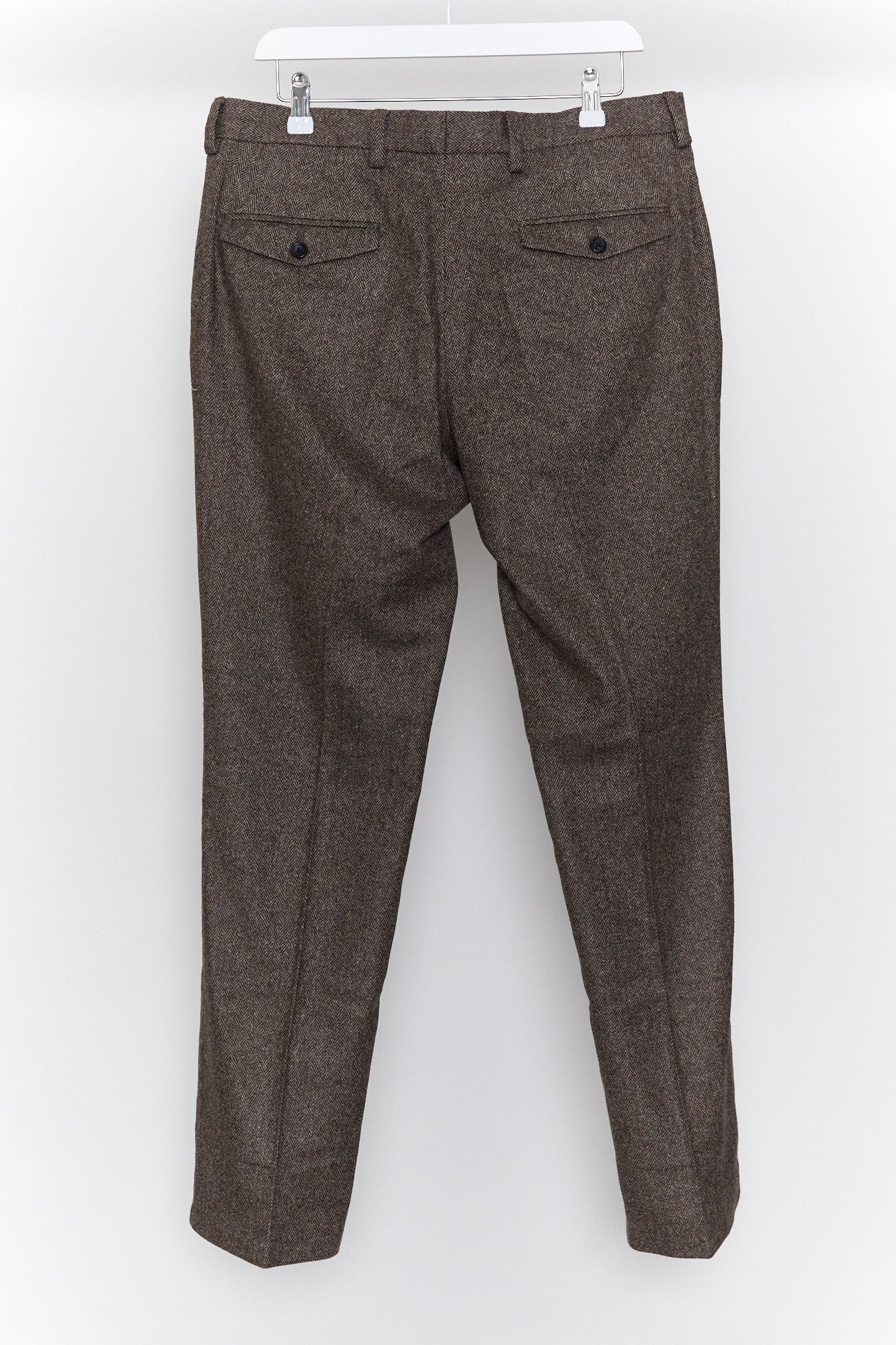 Mens Next Brown Tweed Suit Trouser: W34 L31