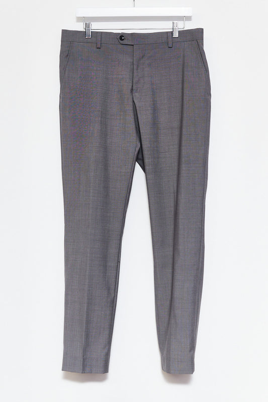 Mens Grey Suit Trouser W34