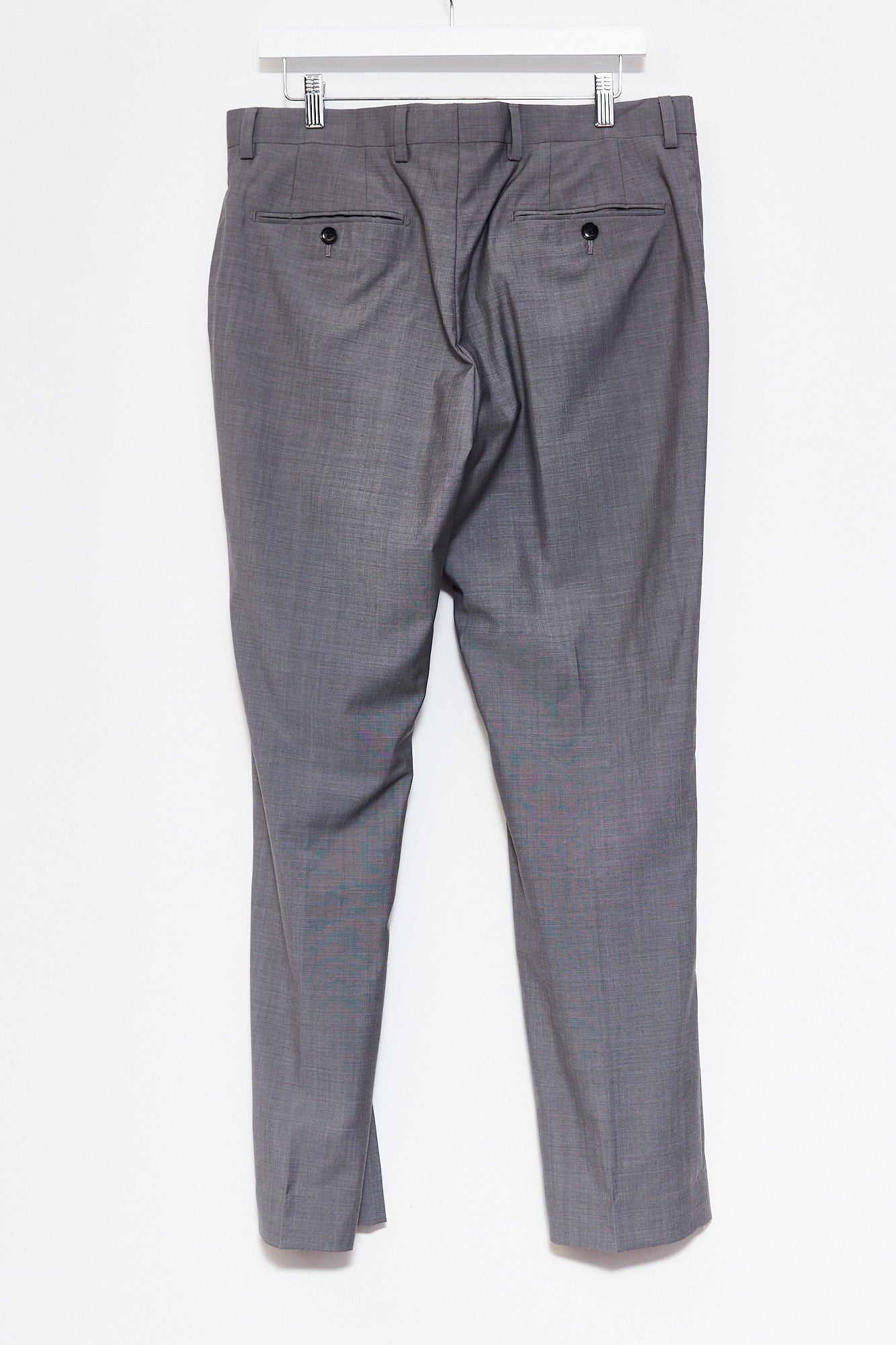 Mens Grey Suit Trouser W34