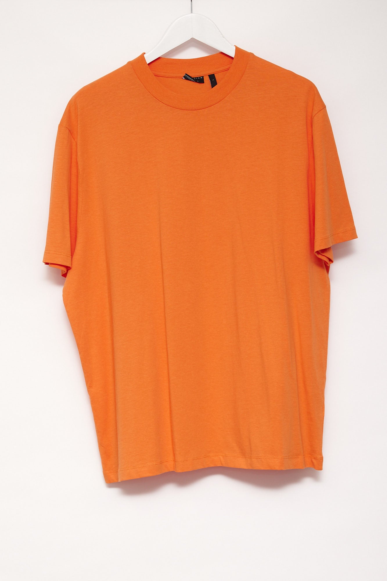 Mens ASOS Orange Oversized T-shirt Size Large