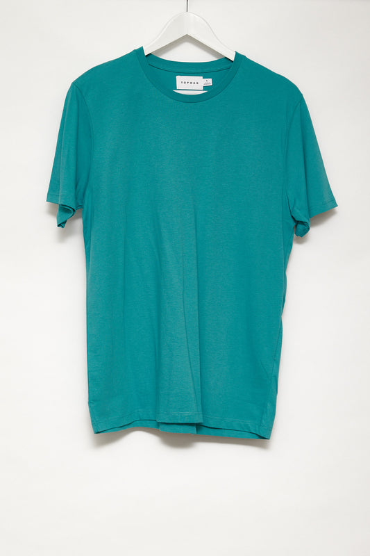 Mens Topman Green T-shirt : Size Small