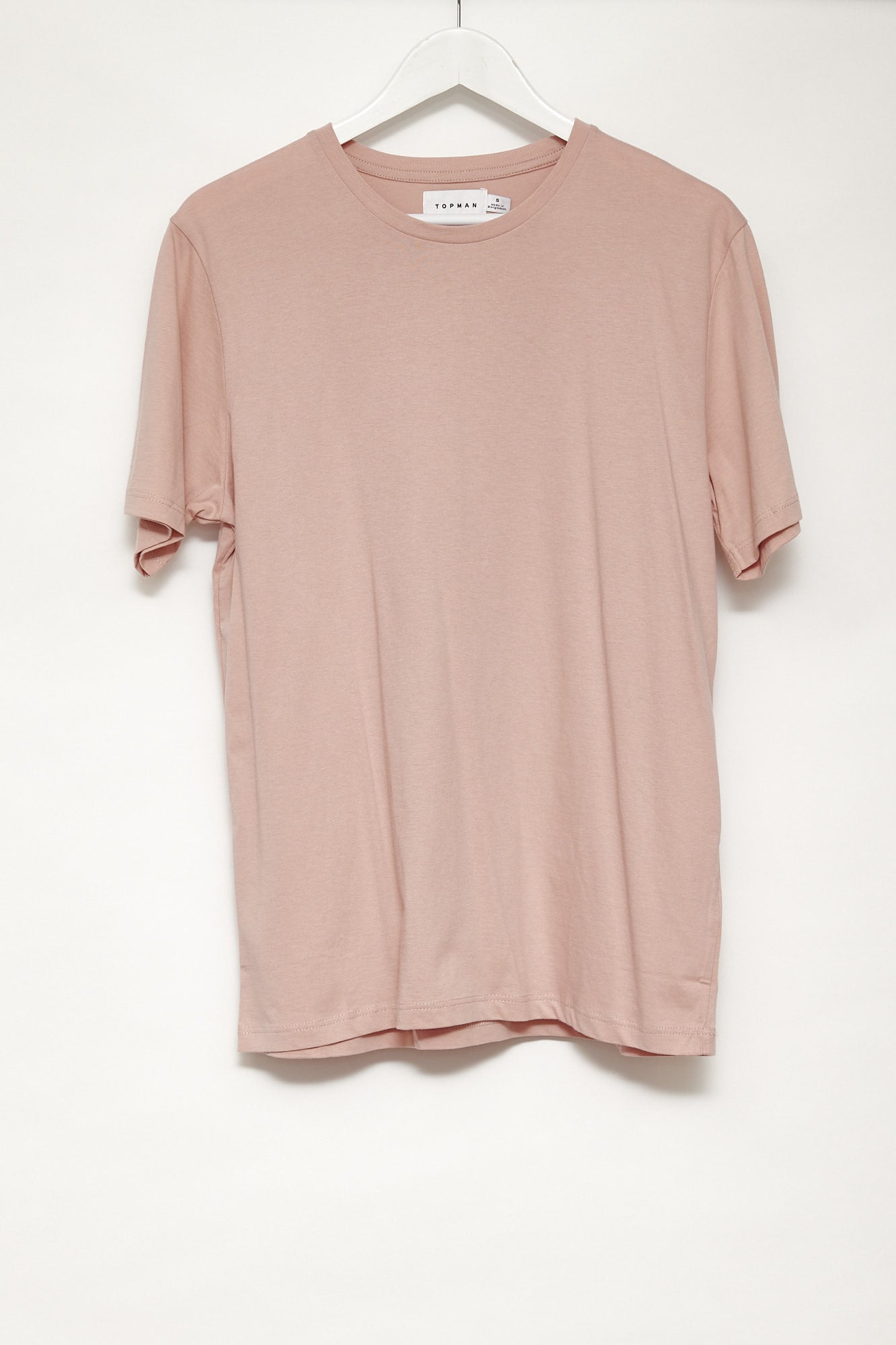 Mens Topman Pink T-shirt : Size Small