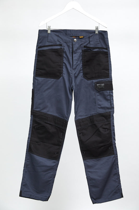 Mens Blue Workwear Trousers: Size W34