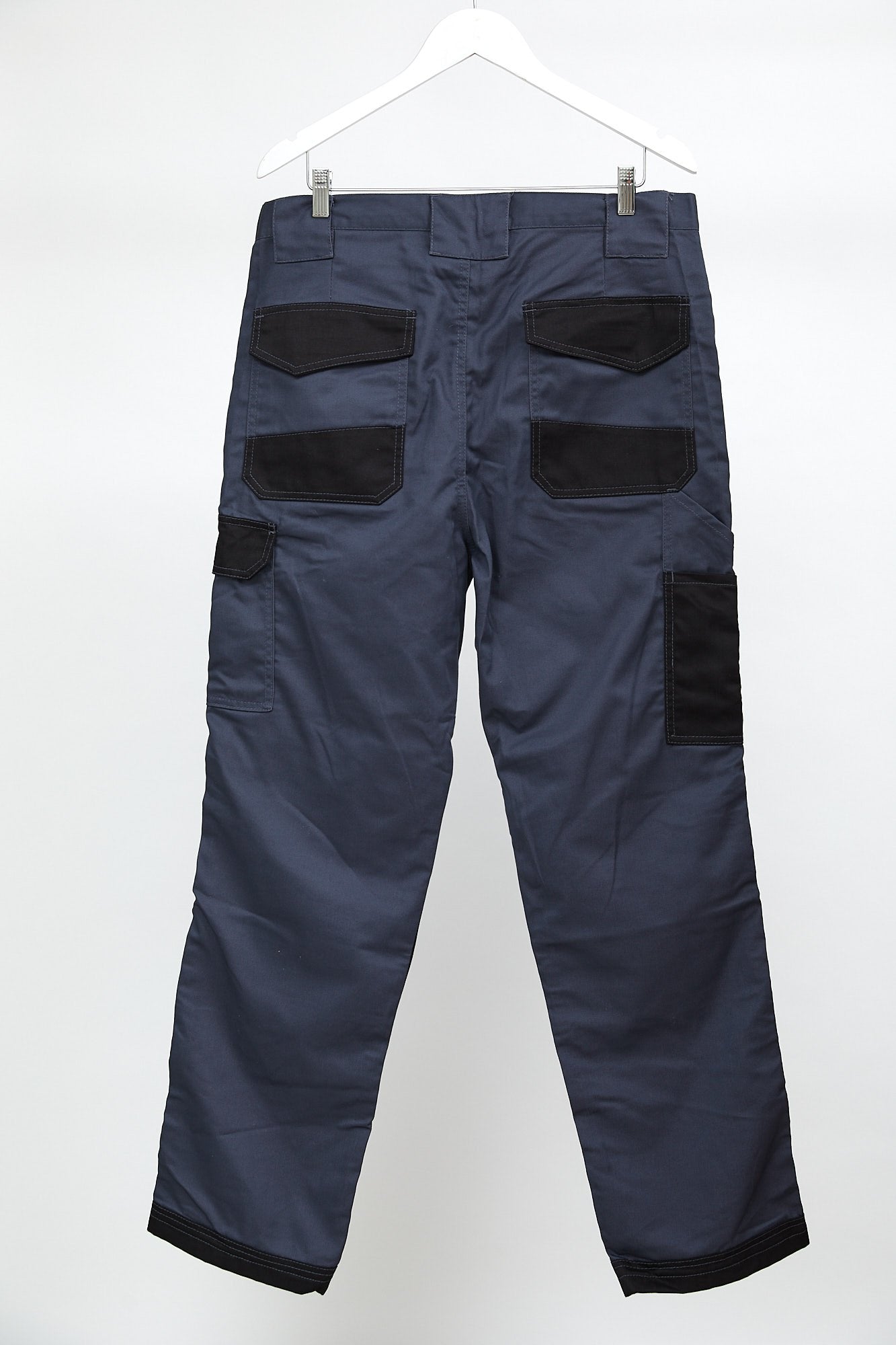 Mens Blue Workwear Trousers: Size W34