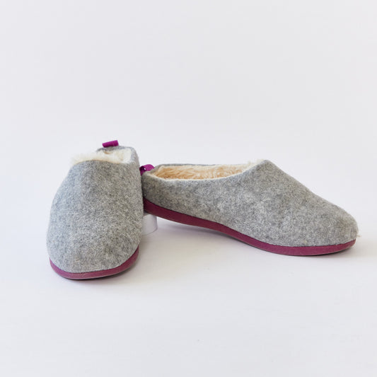Grey Mule slipper size 6