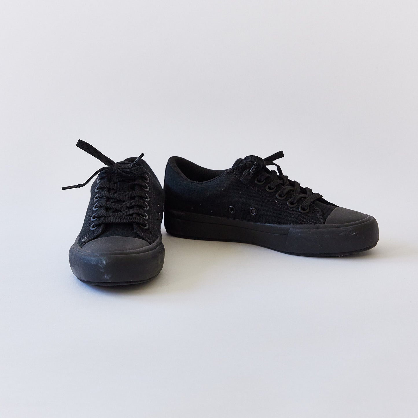 Black Lace up trainers size 4
