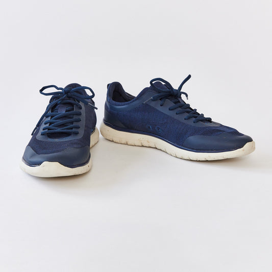 Navy Lace up trainers Size 11