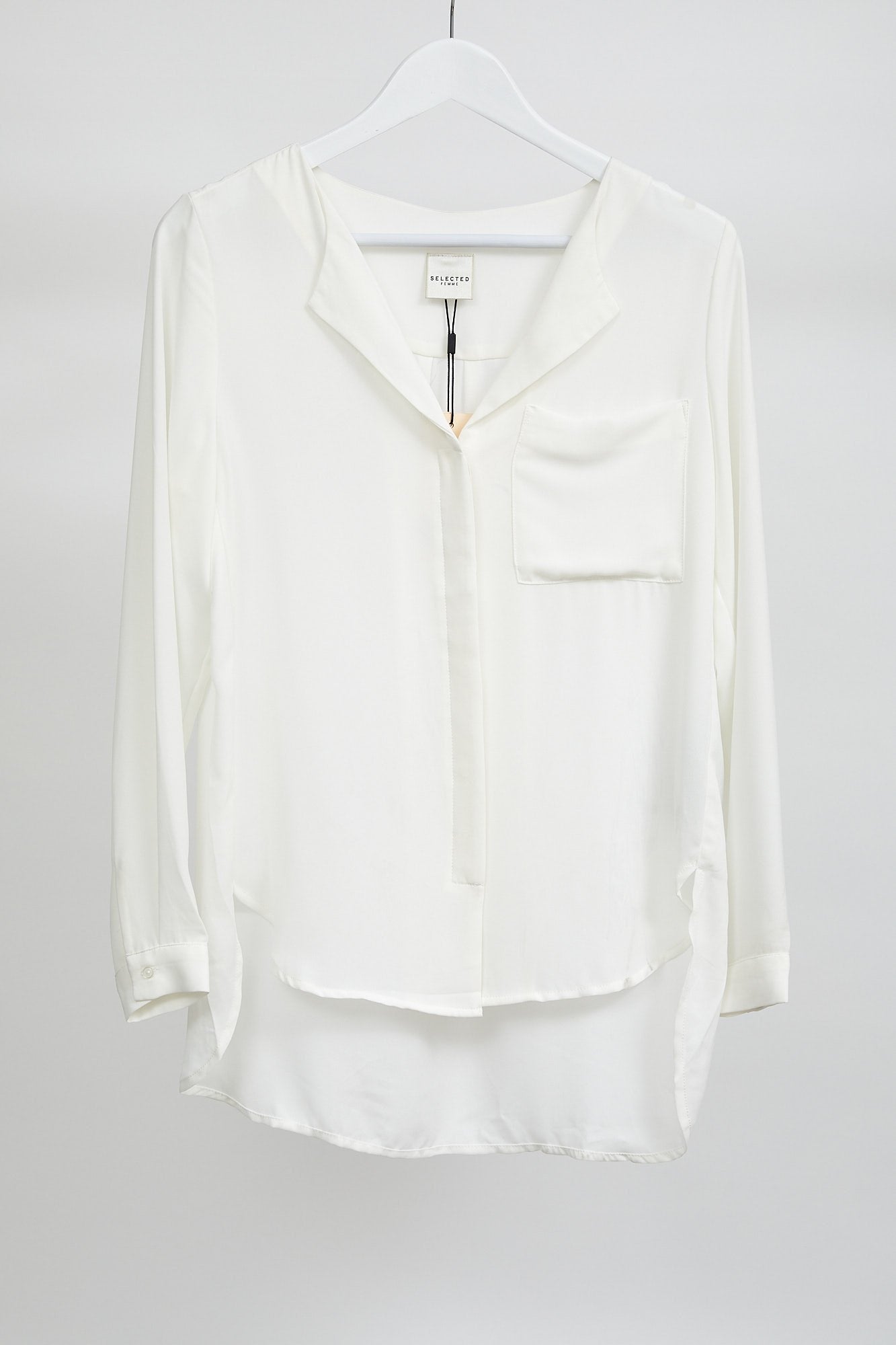 Womens Selected Femme White Blouse: Size Small