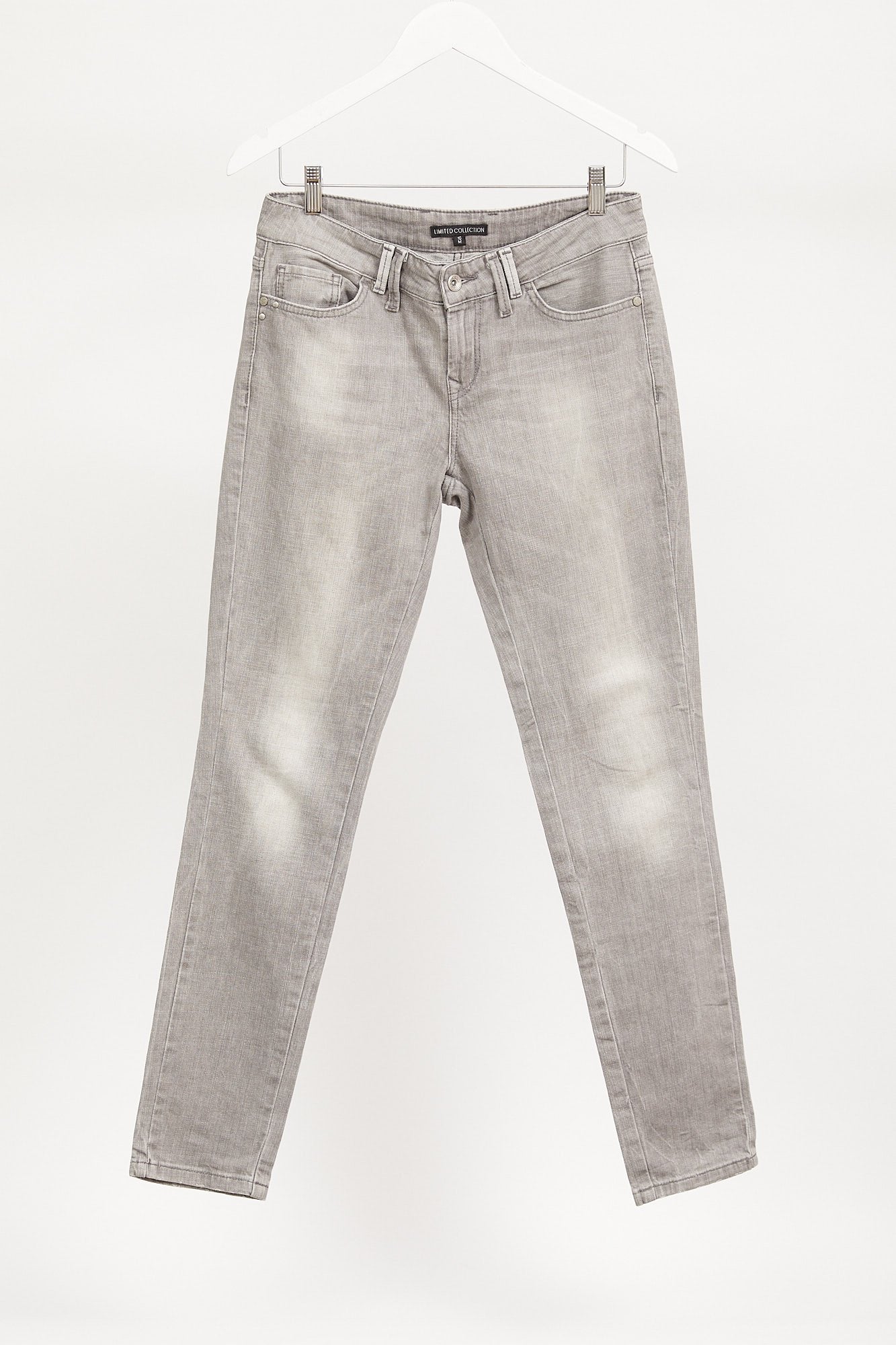Womens M&S Grey slim Jeans: Size small/medium