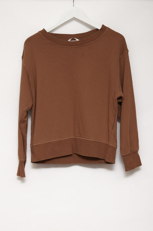 Womens Brown Sweatshirt Jumper Size Small