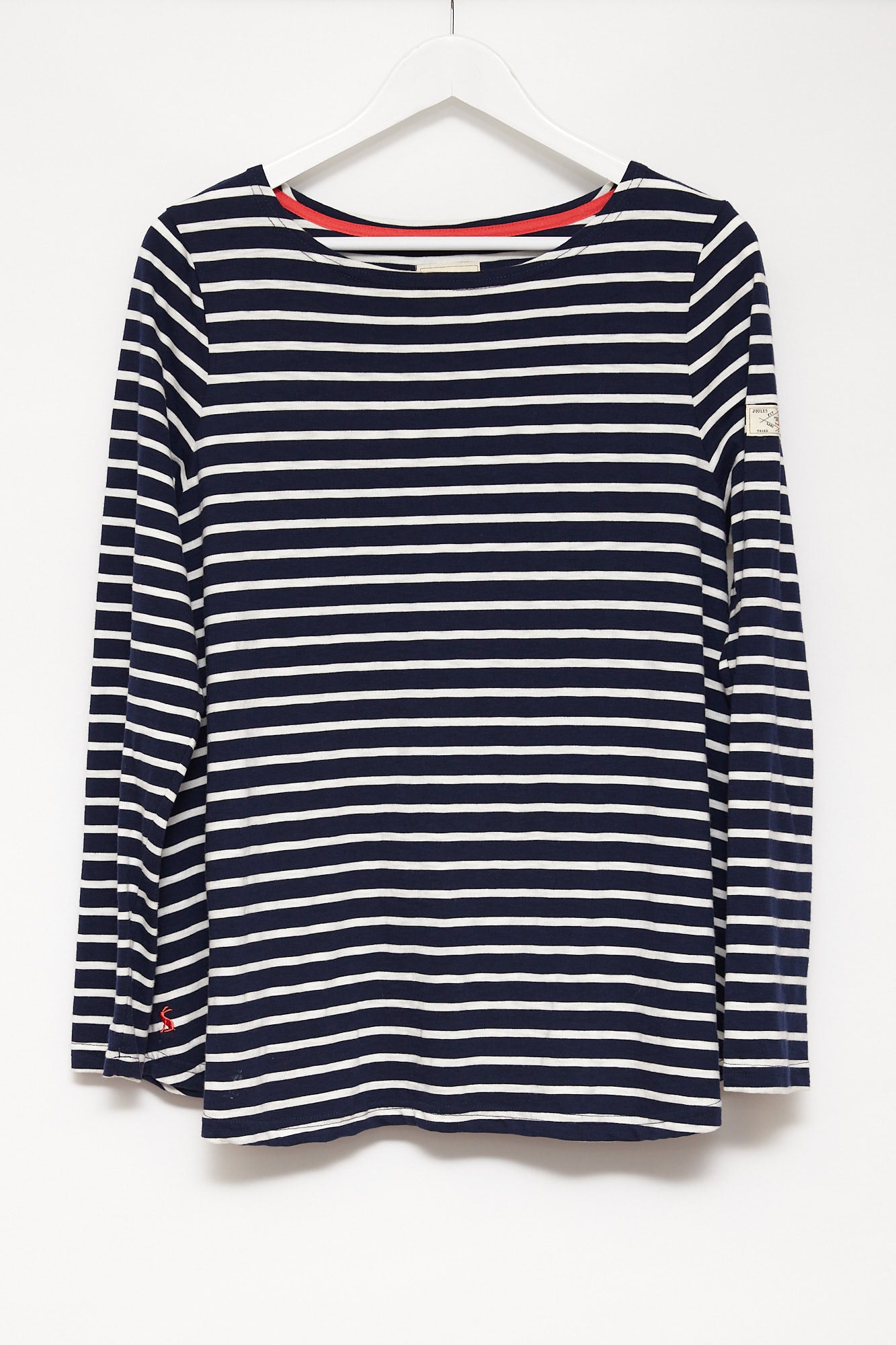 Womens Joules Breton Stripe T-shirt: Size Medium