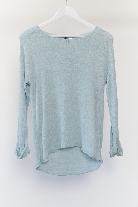 Womens H&M pale blue jumper size Extra small
