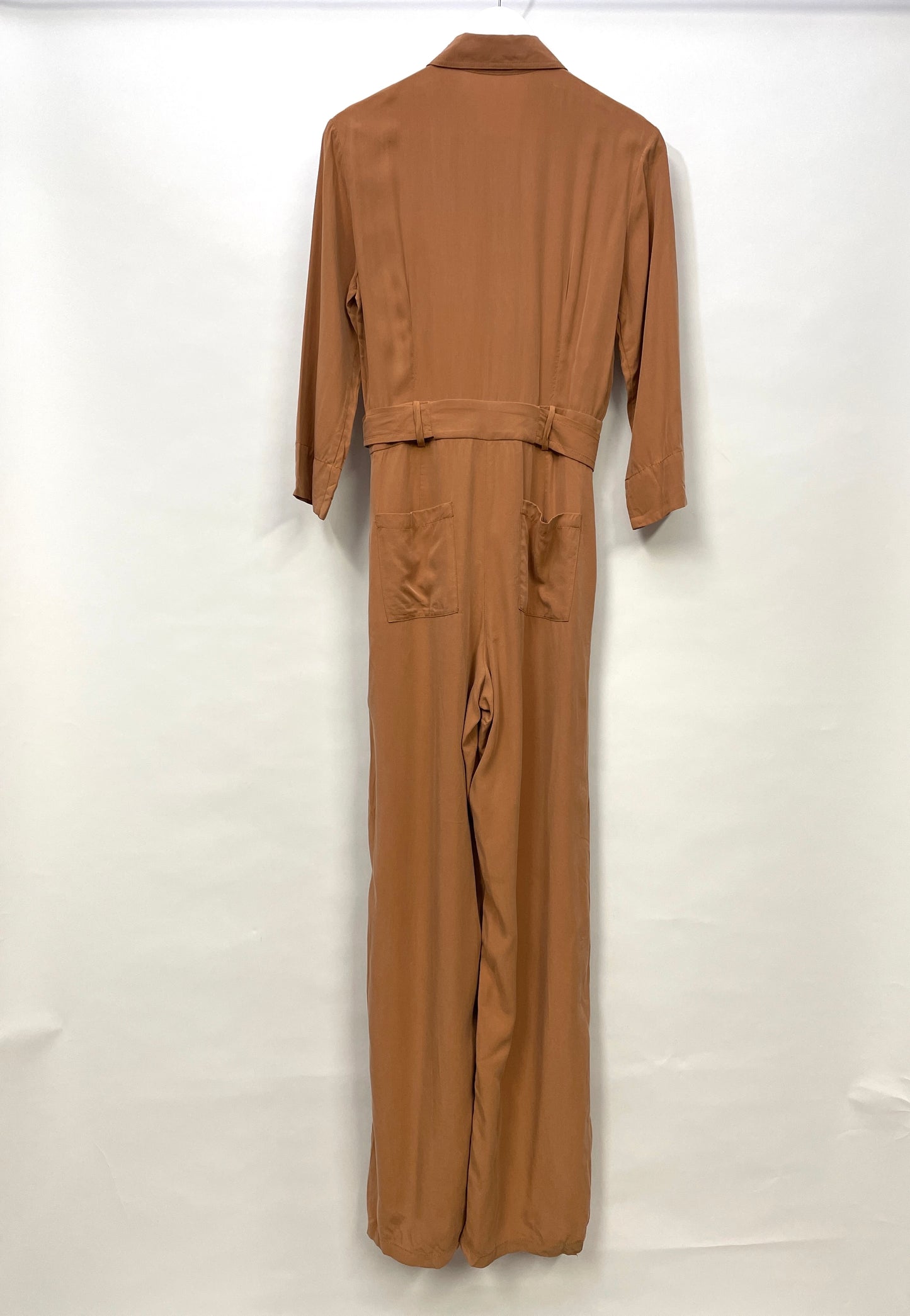 Womens Mango Brown Jumpsuit size small