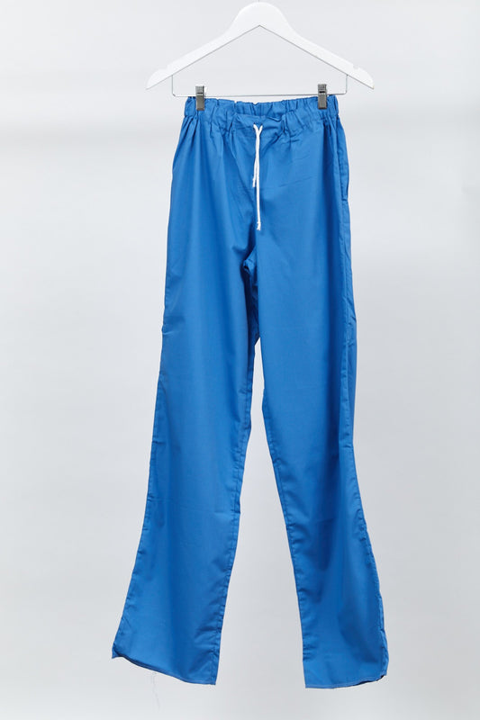 Womens Blue Medical Scrubs Trouser: Size Small