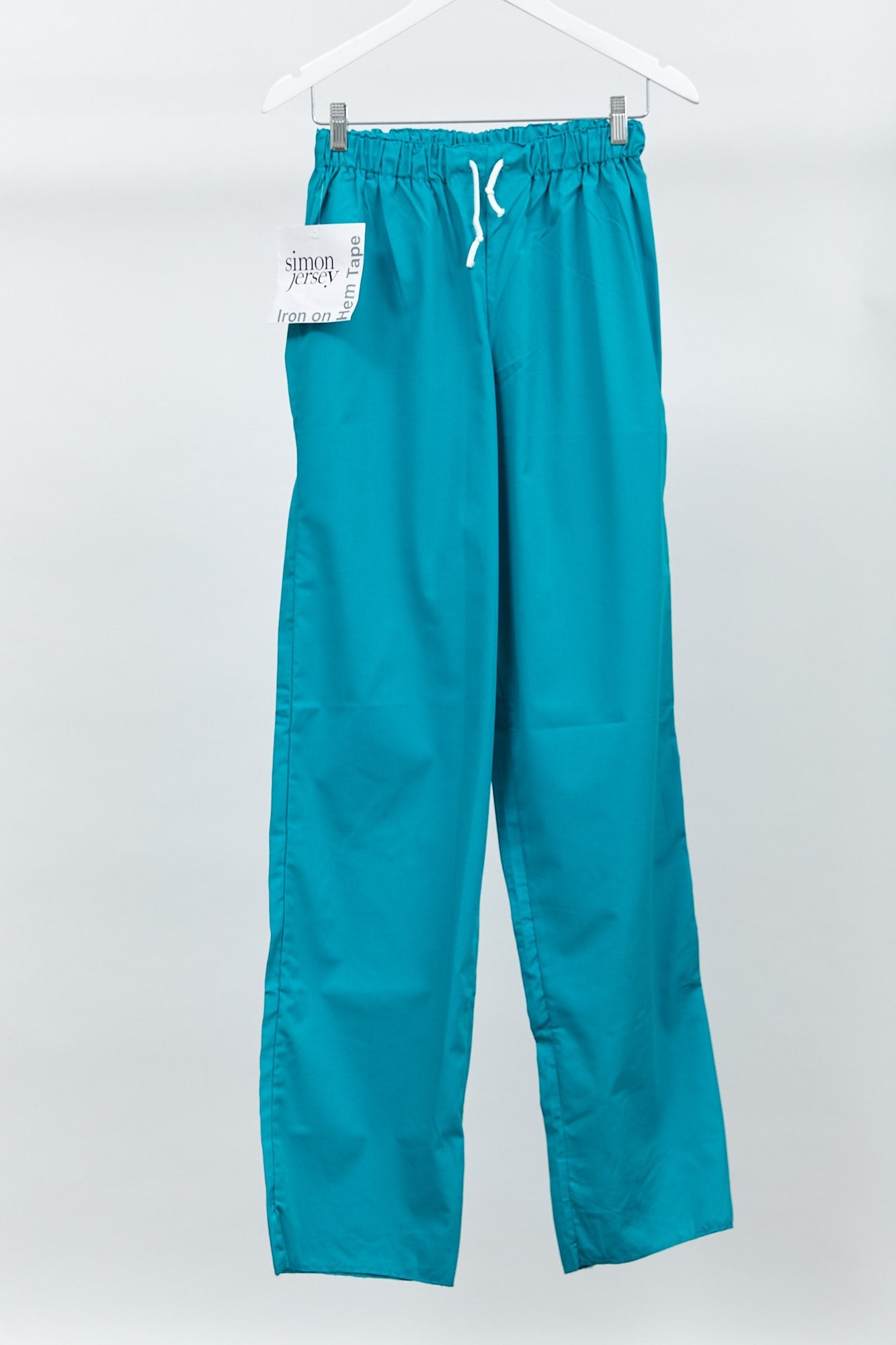 Womens Turquoise Blue Medical Scrub Trousers: Size Small