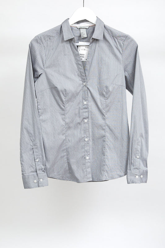 Womens Grey H&M Shirt: Size Medium
