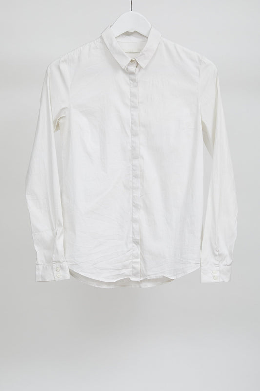 Womens White Cos Shirt: Size Small