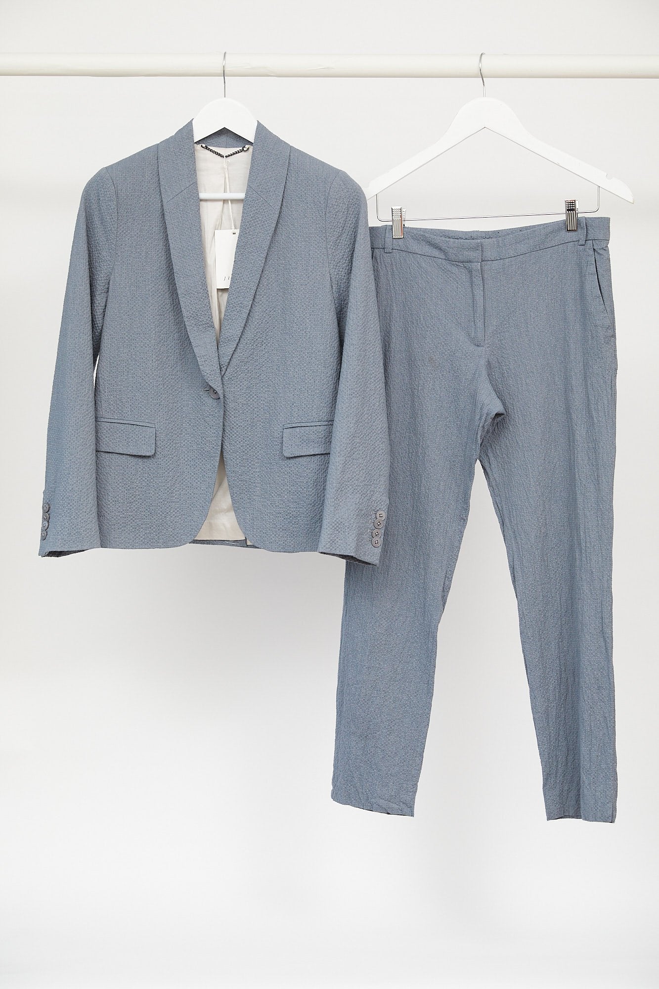 Womens Grey Jigsaw Trousers: Size 10 or Small
