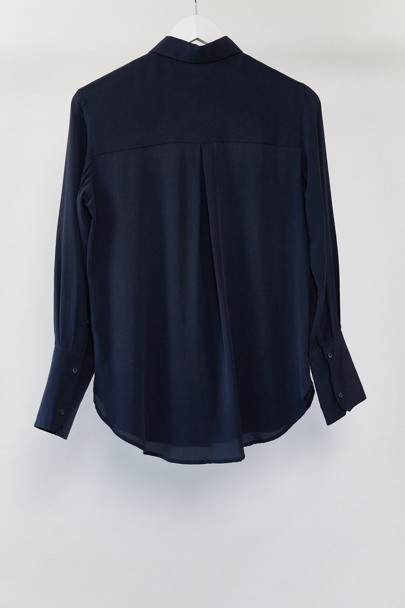 Womens & Other Stories Navy Silk blouse size small
