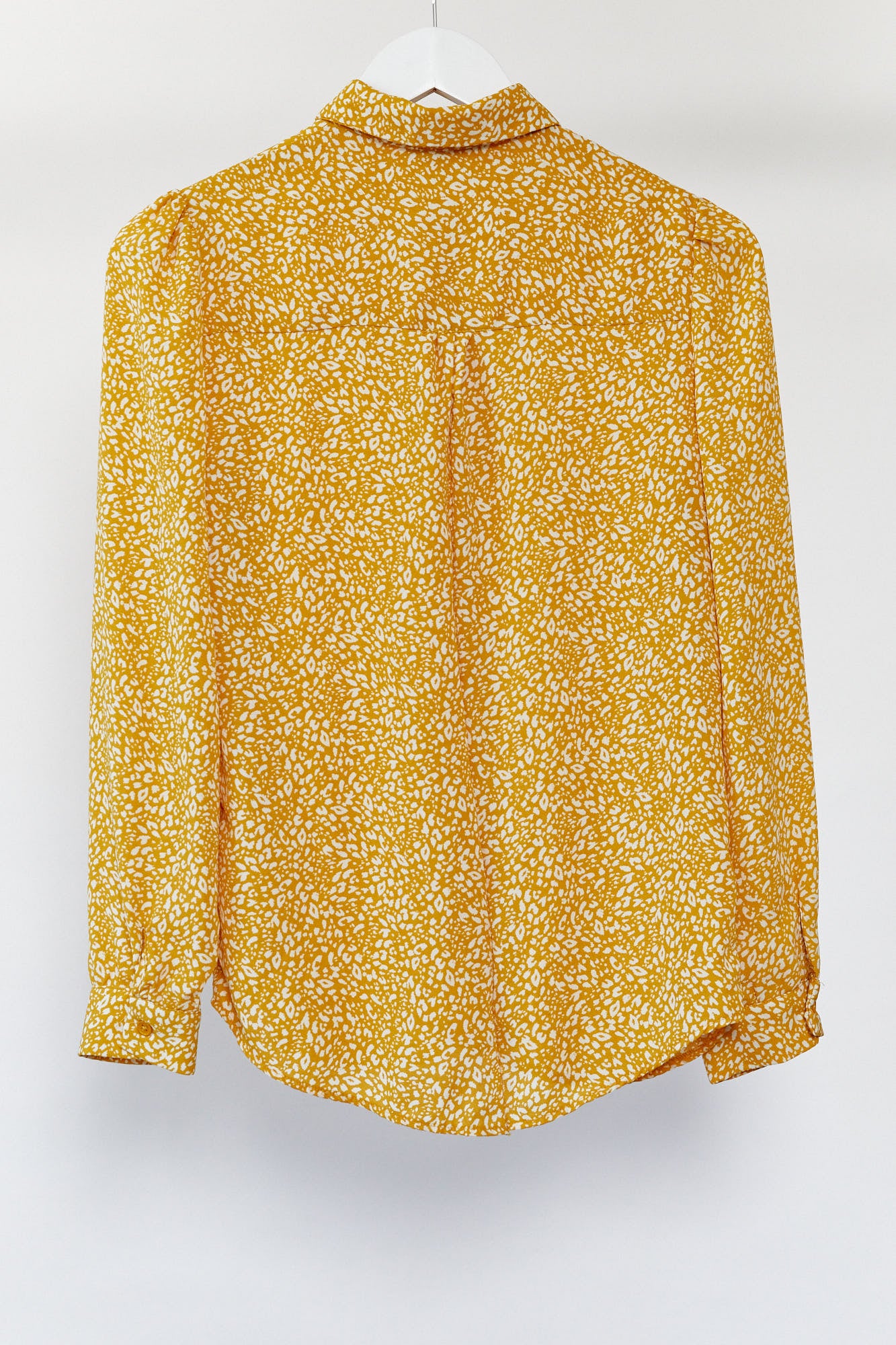 Womens New Look Yellow Blouse size small