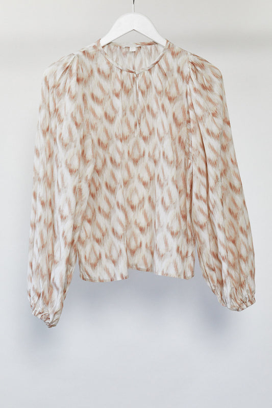Womens Cos beige blouse size small