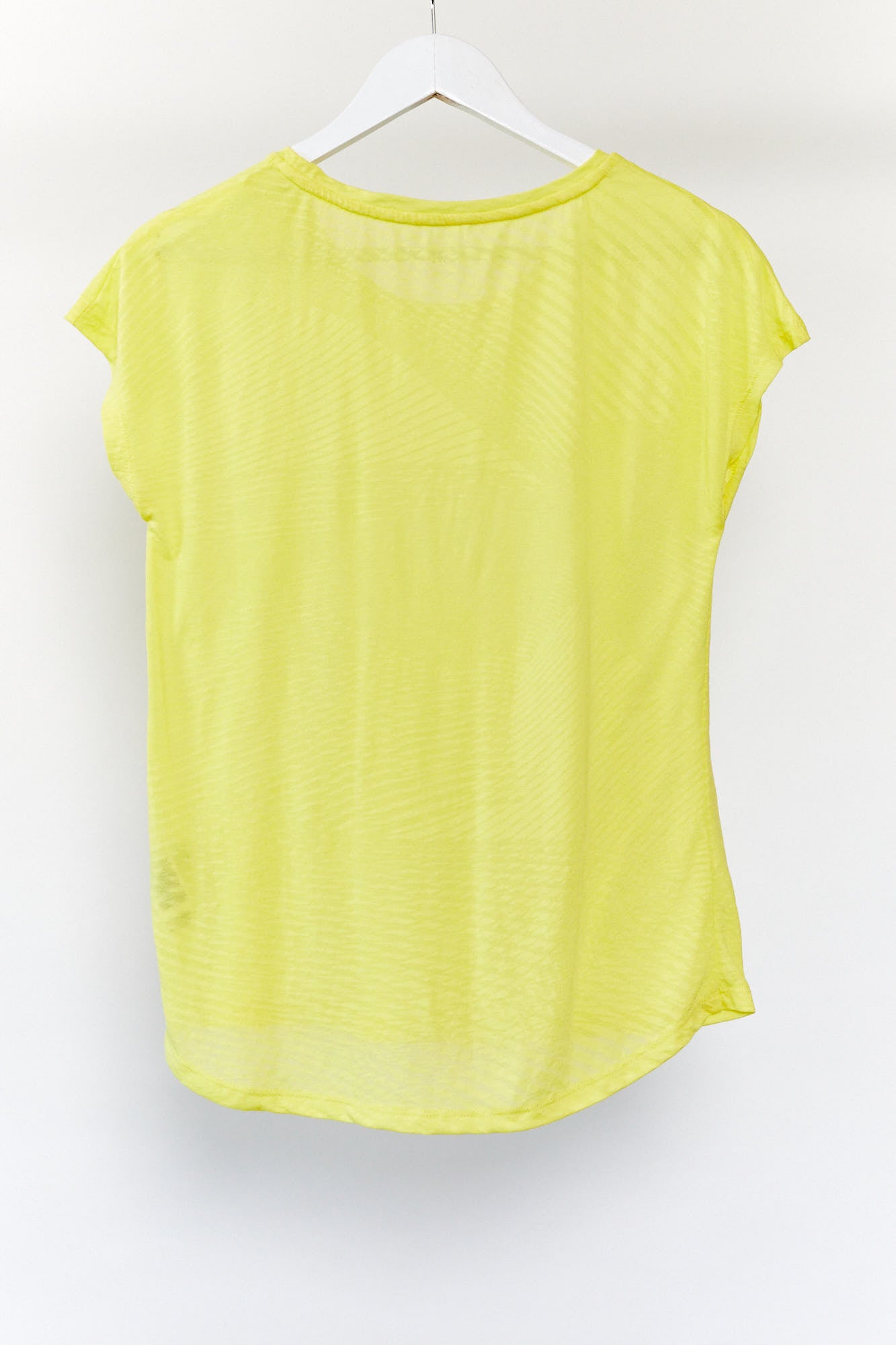 Yellow M&S Sport top Size 8