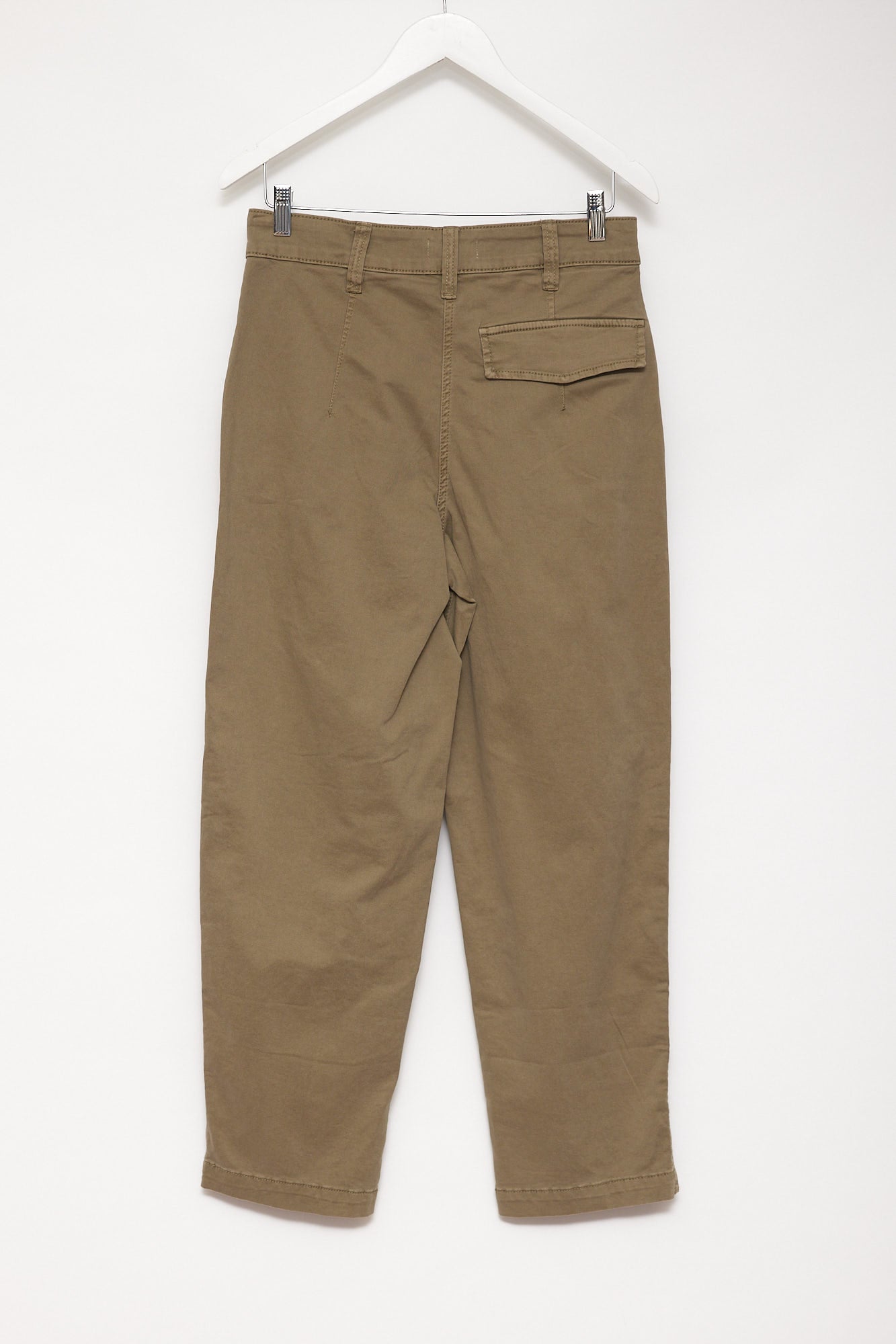 Womens Brown Khaki chino trousers size 12