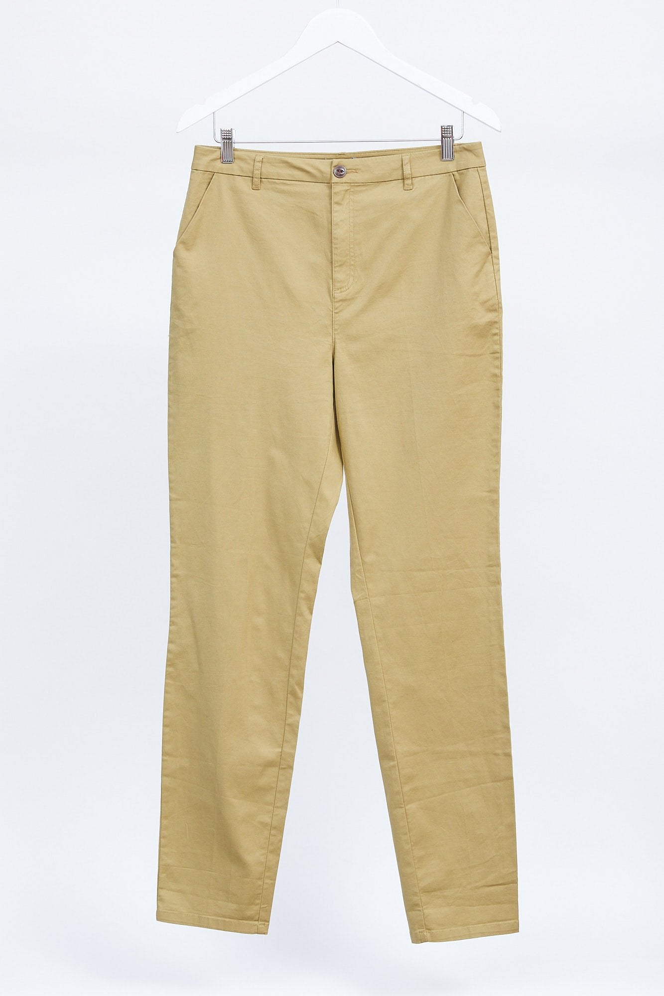 Womens Beige Trouser: Size Small