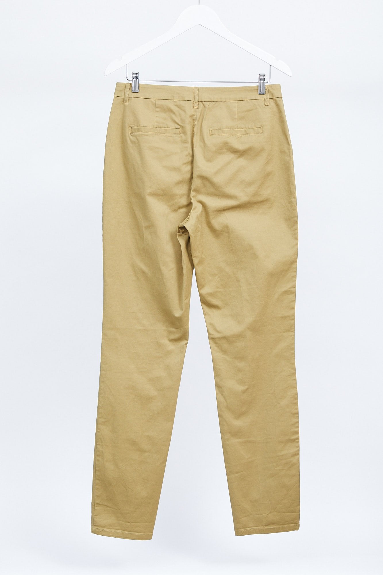 Womens Beige Trouser: Size Small
