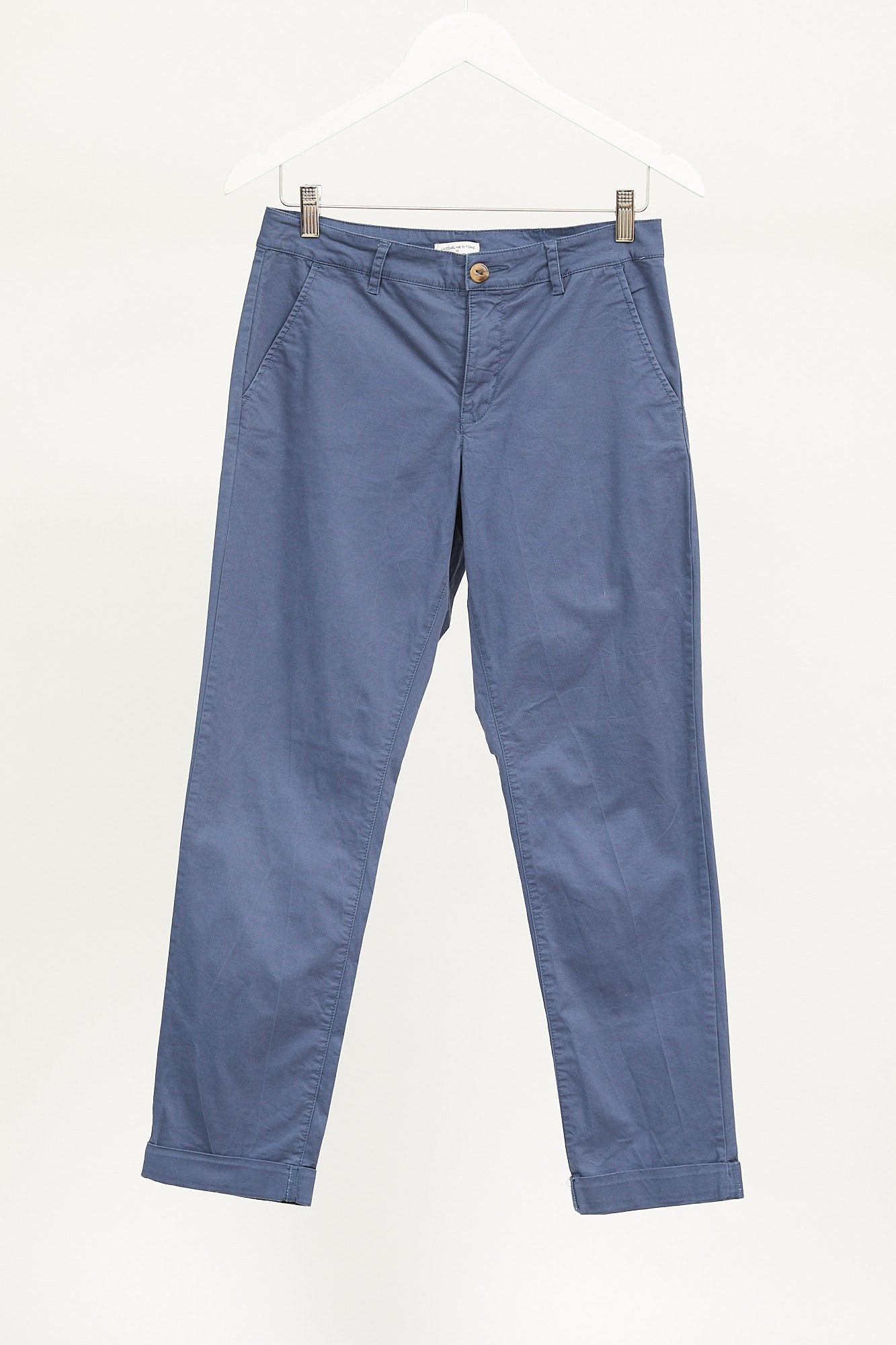 Womens Blue Trouser: Size Small
