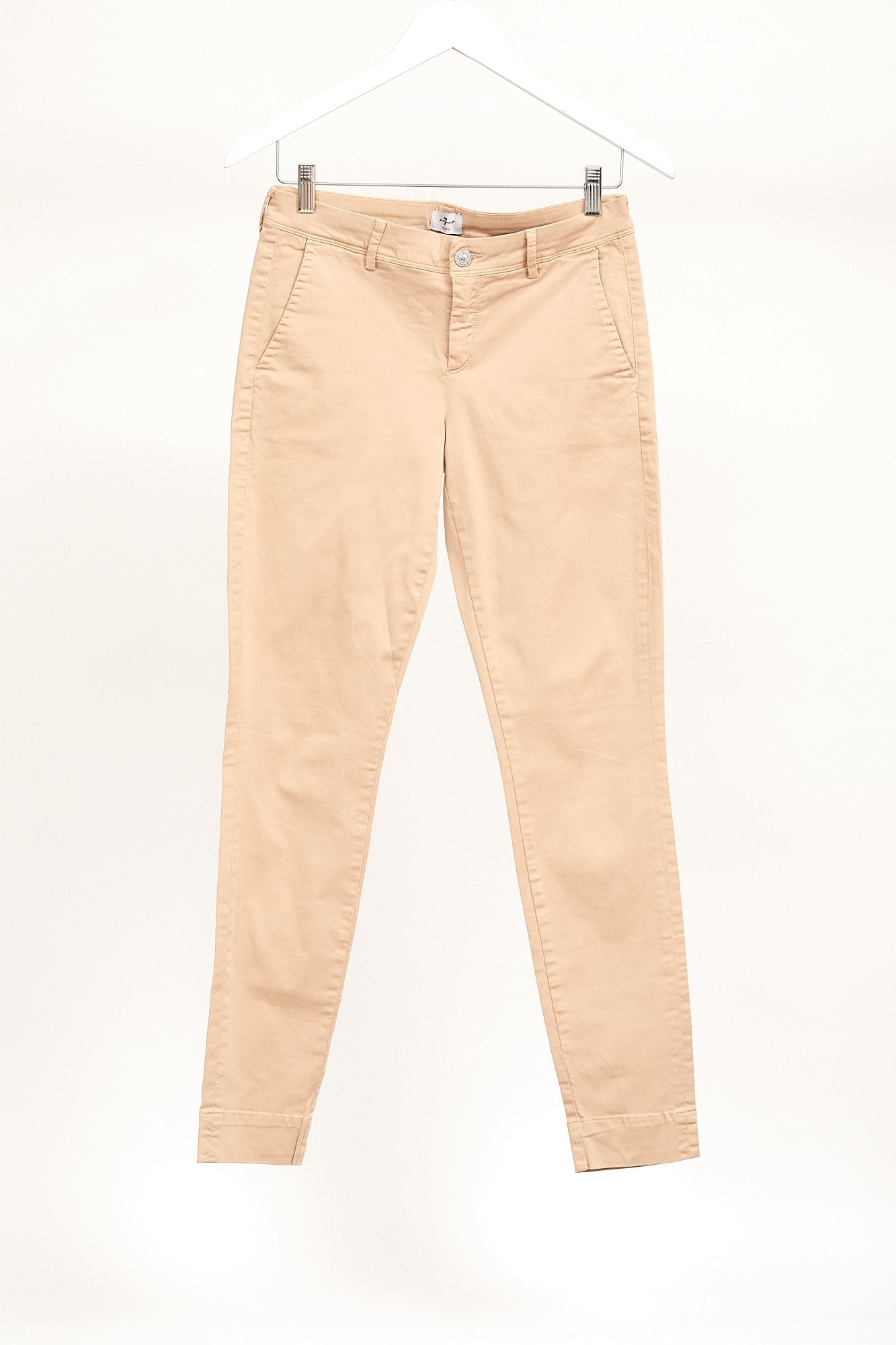 Womens 7 for All Mankind Beige Trousers: Size 8 or Small