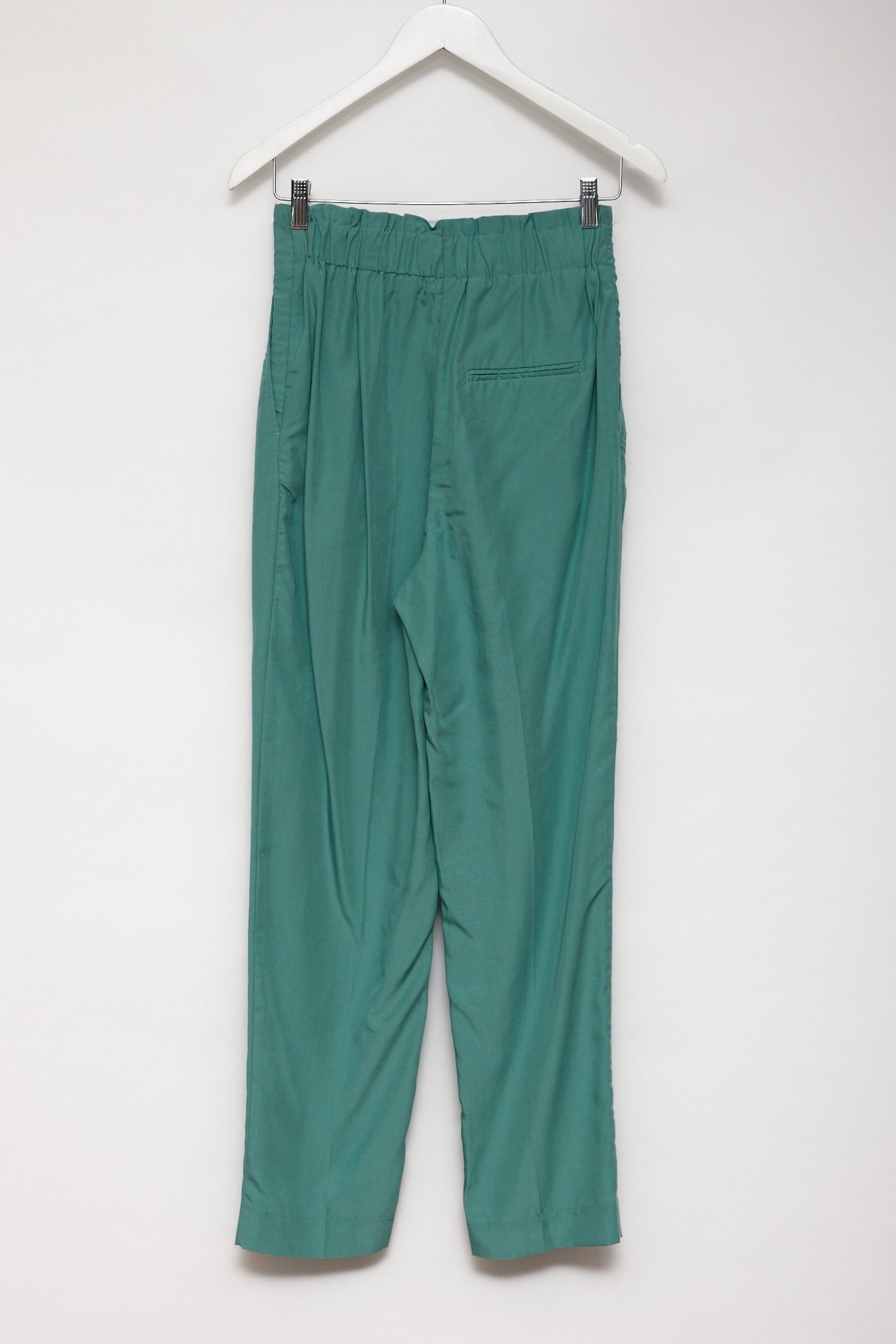 Womens Mango high waisted green trouser size small