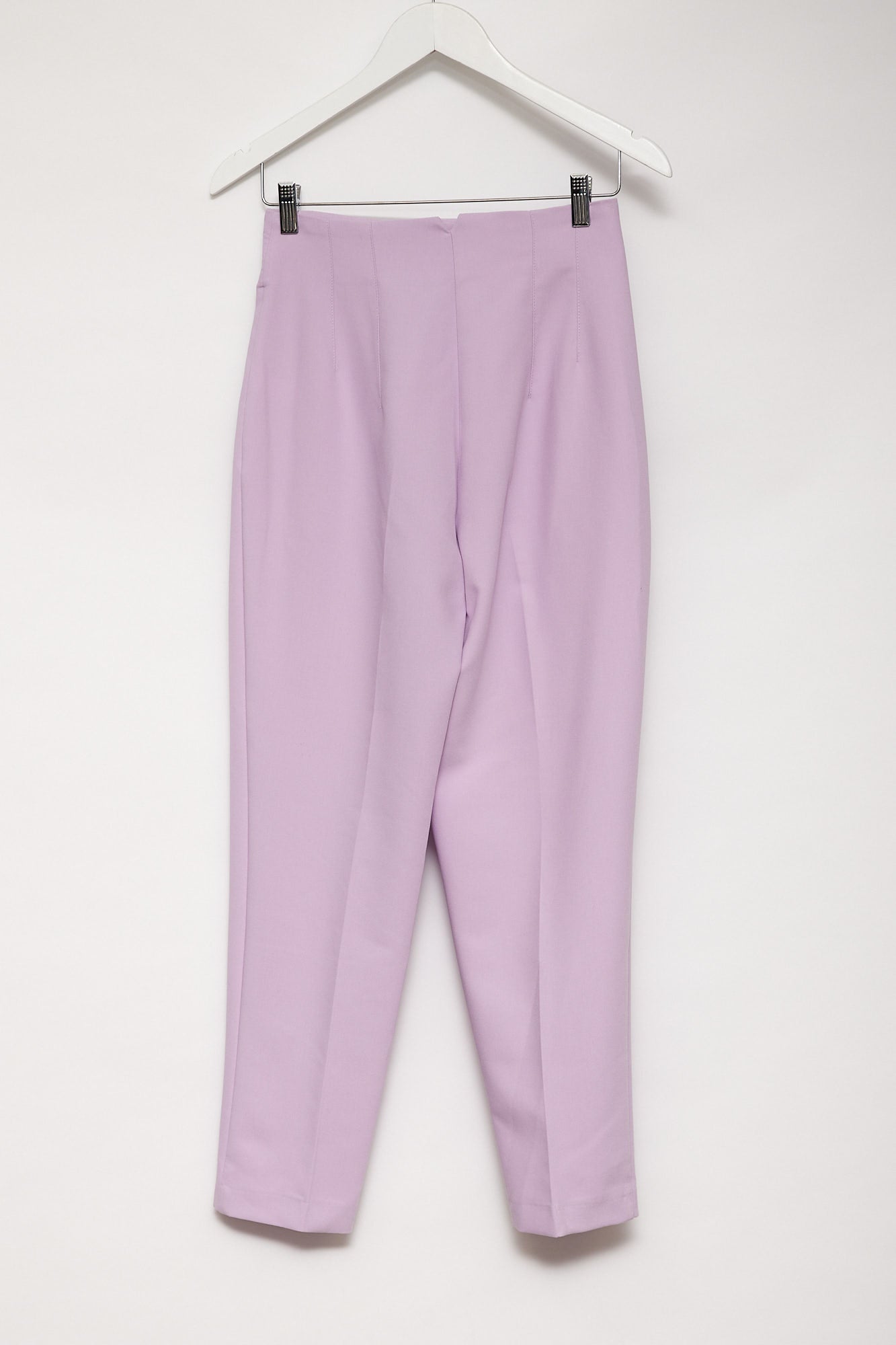 Womens Zara Lilac high waisted trouser size small