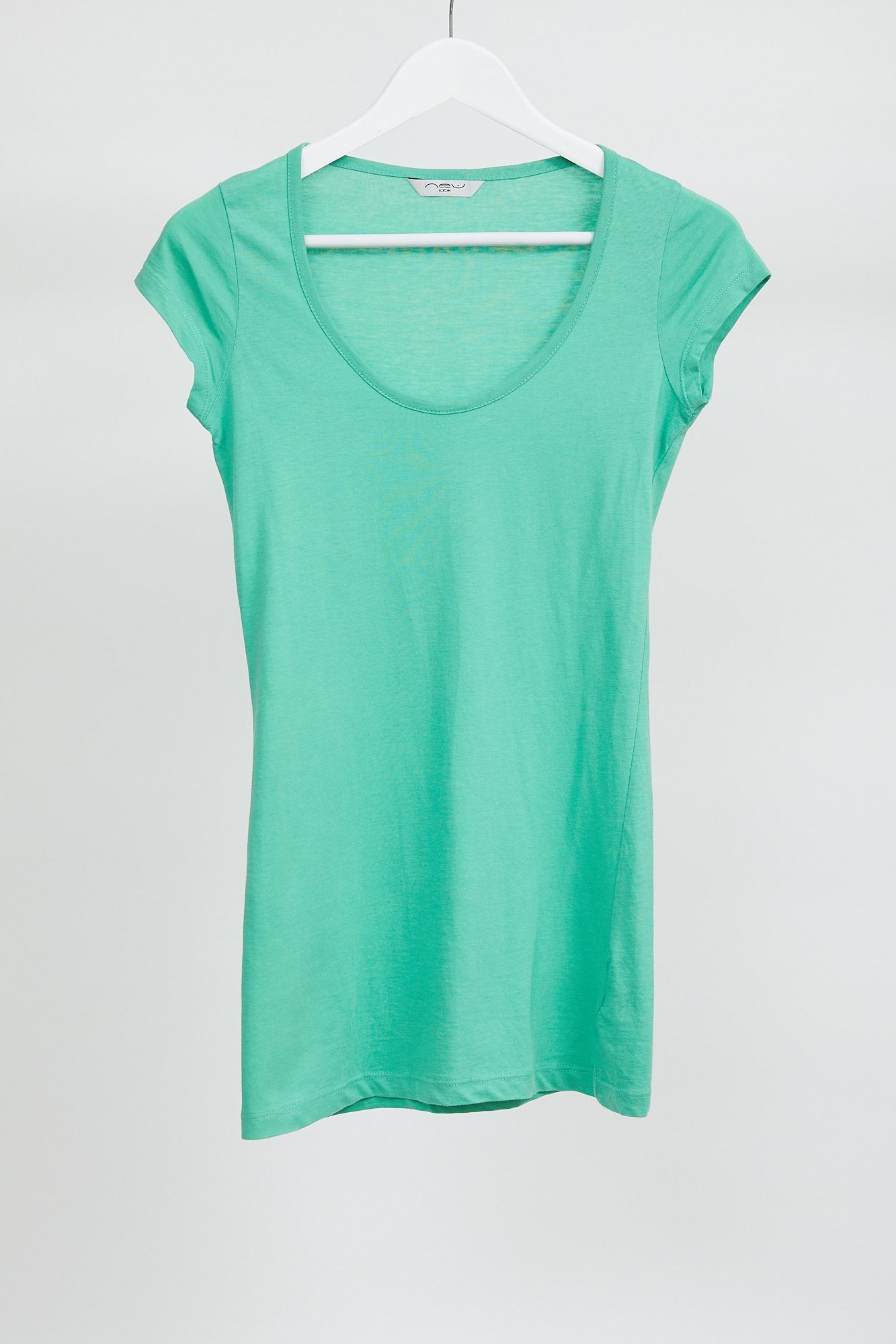 Womens Green Short Sleeve Top: Size Small