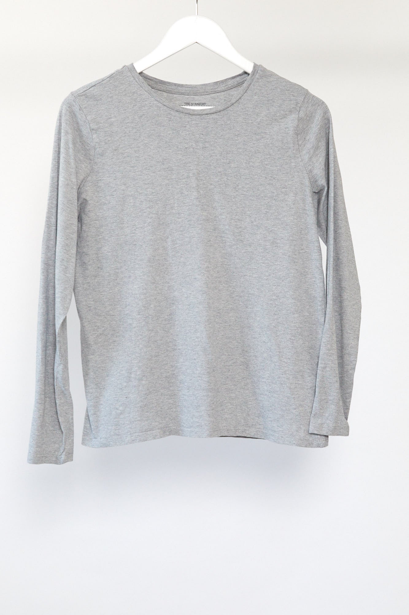Womens Grey long sleeve T-shirt size small