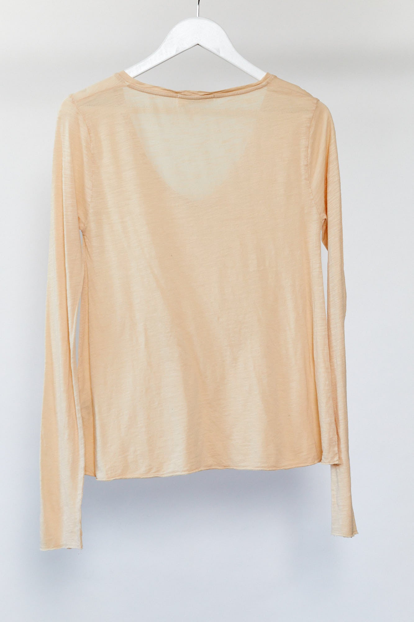 Womens American Vintage beige T-shirt: size small