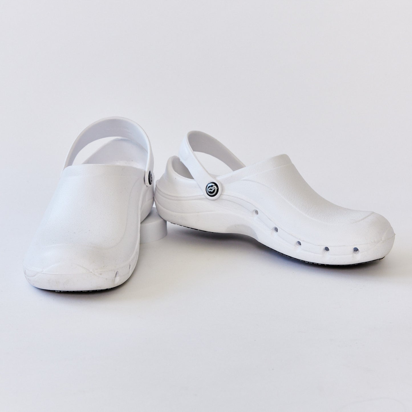 White Medical Work Shoe Clog Size 10